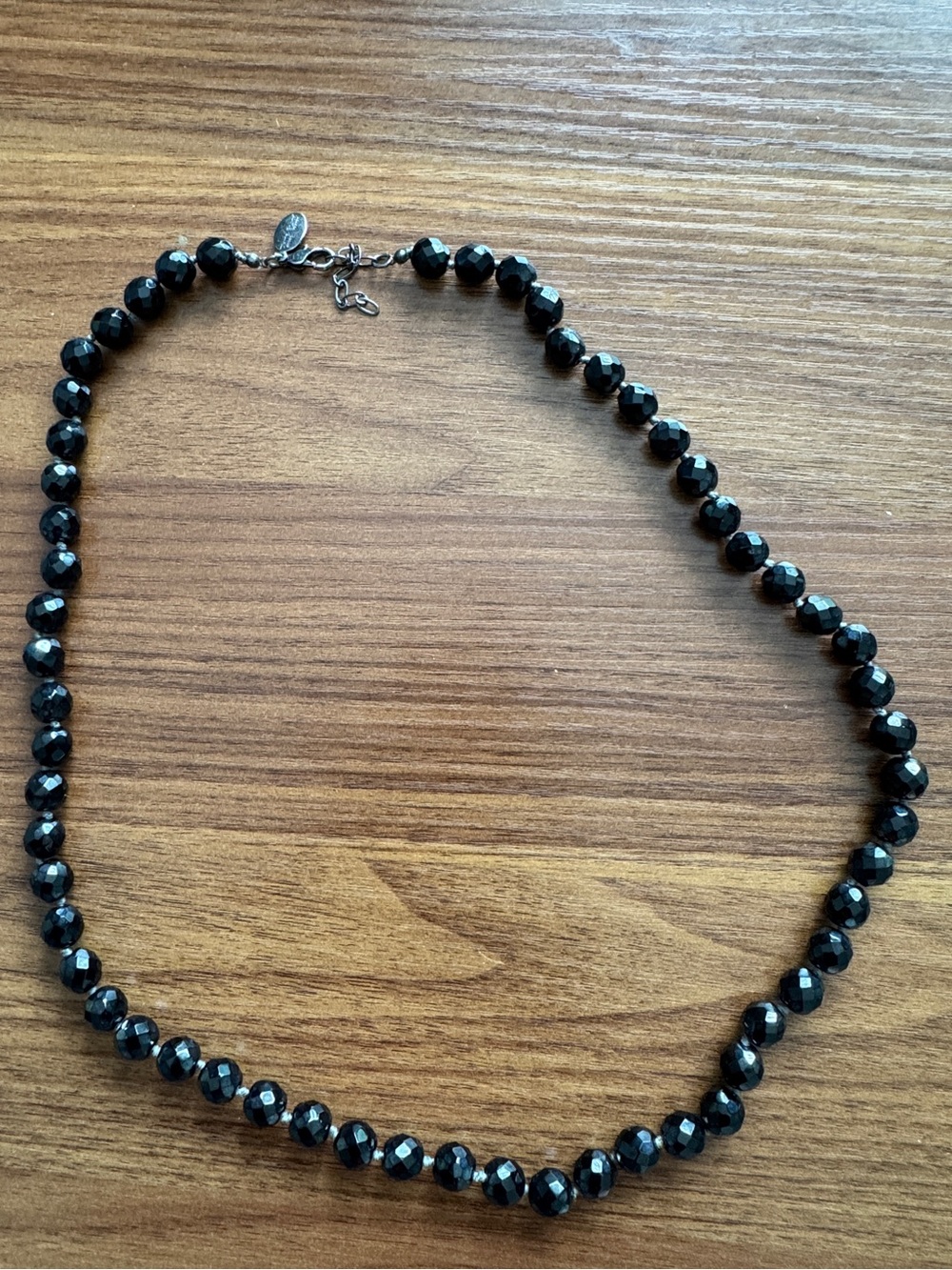 Chico’s black beaded necklace